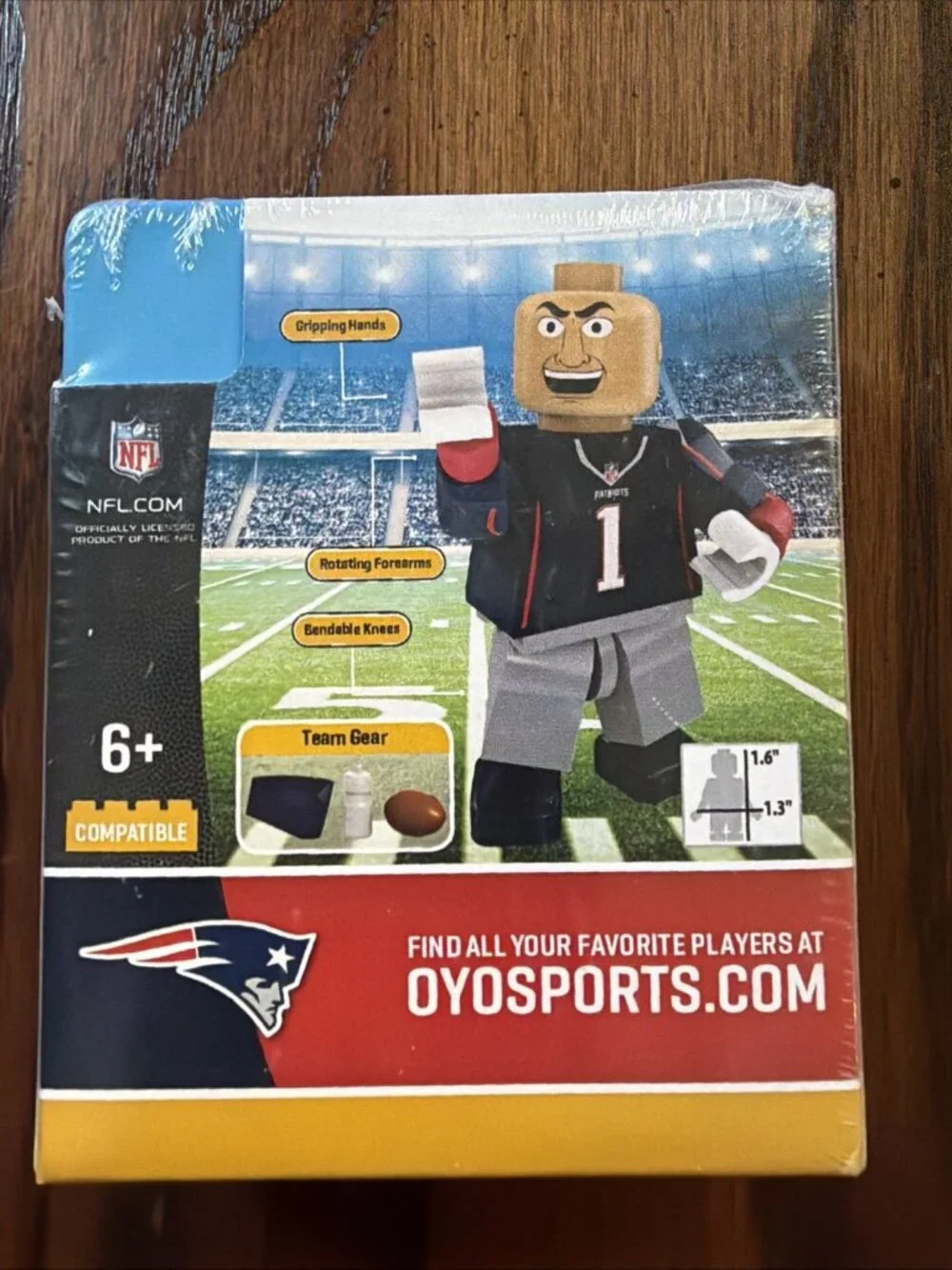 Oyo‎ NFL Team Mini Figure New England Patriots PAT PATRIOT RARE!